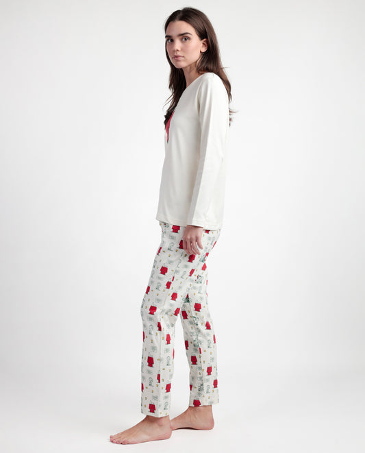 Βαμβακερή πιτζάμα Snoopy / AD63241