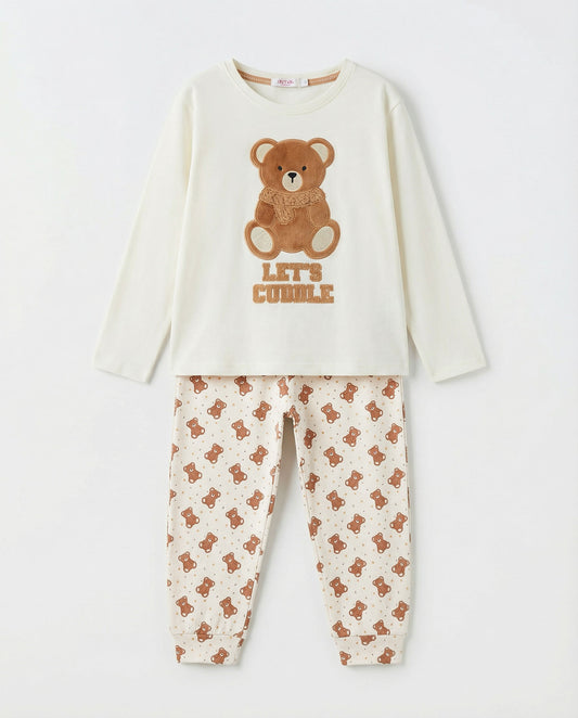 Παιδική πιτζάμα για κορίτσι Teddy Bear / AD64360