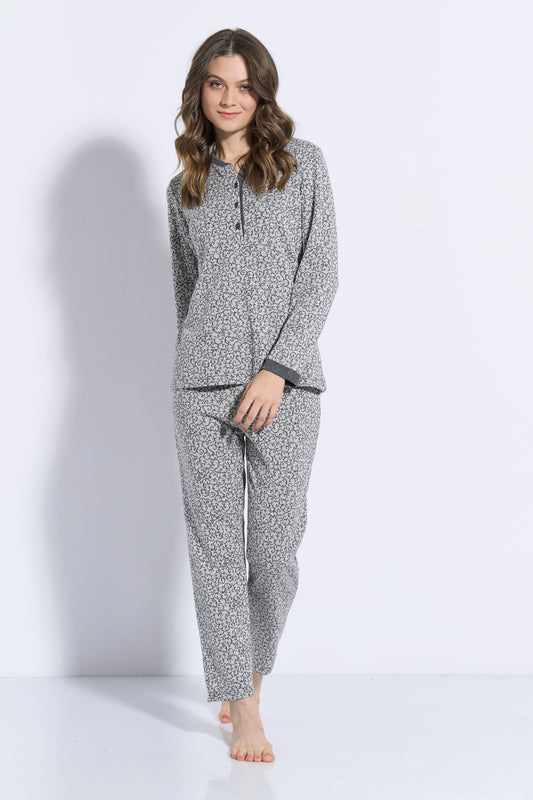 Πιτζάμα με fleece επένδυση / J8151