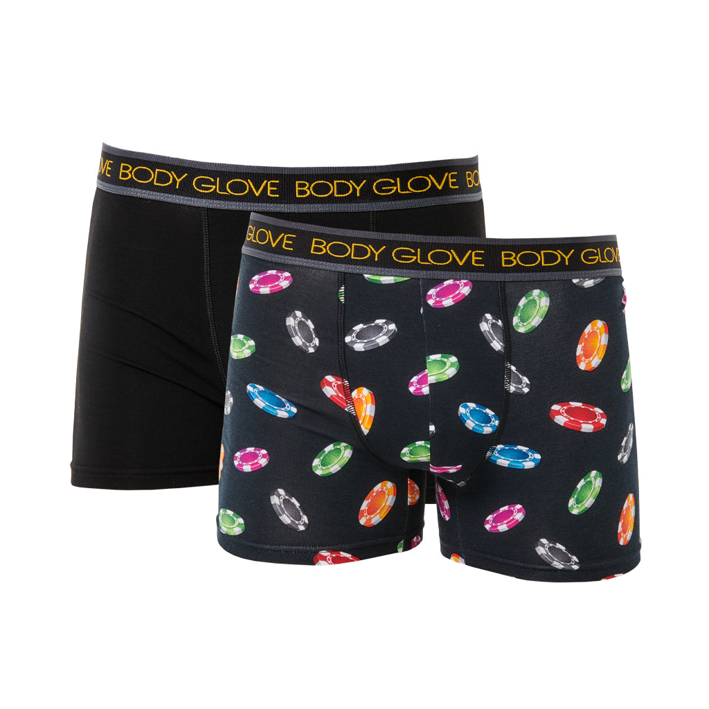Boxer συσκευασία 2 τεμαχίων με σχέδιο ΜΑΡΚΕΣ / BODY GLOVE-430008