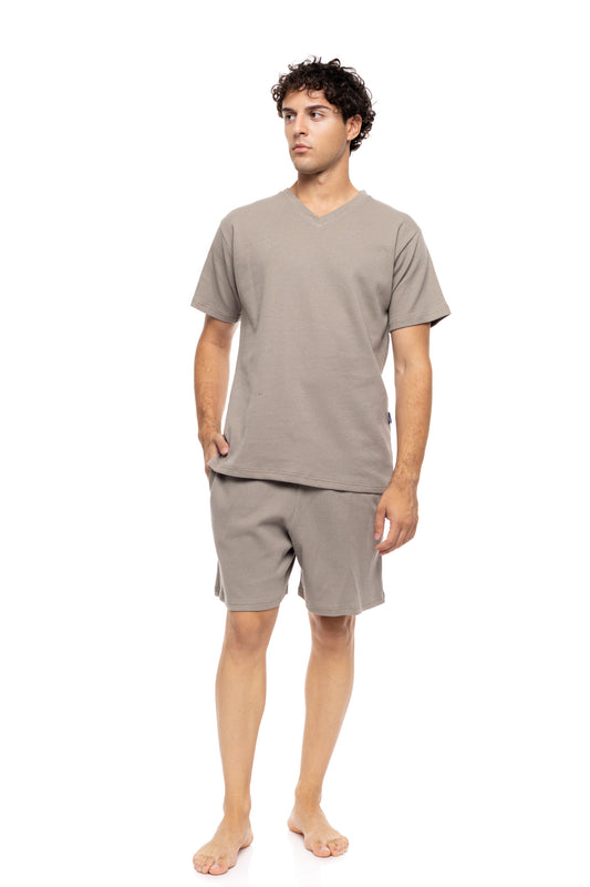 Ανδρική μονόχρωμη πιτζάμα - homewear / SN-M113
