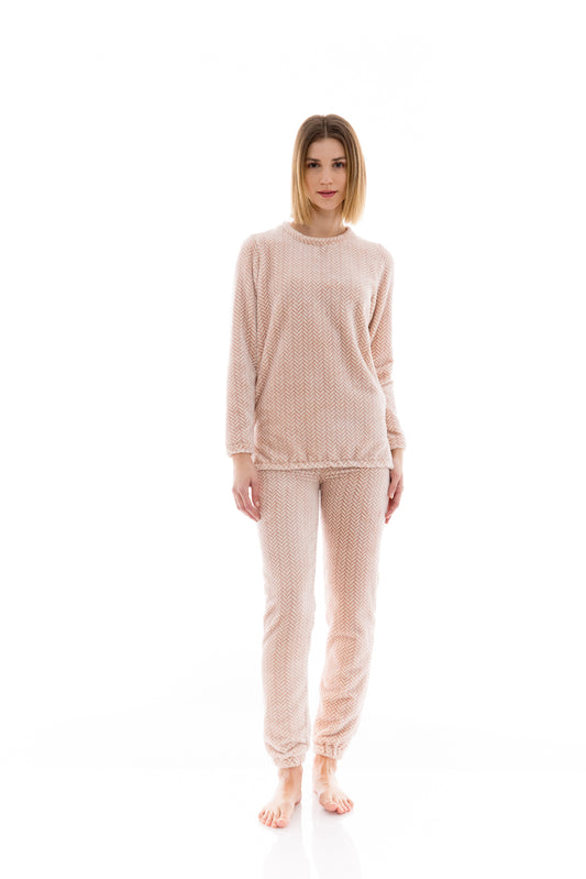 Ζεστή πιτζάμα fleece / W1456