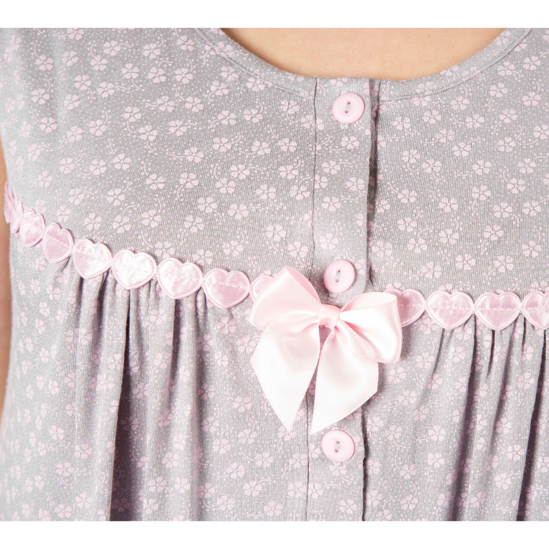 Κλασικό νυχτικό χωρίς μανίκι / SZ4946