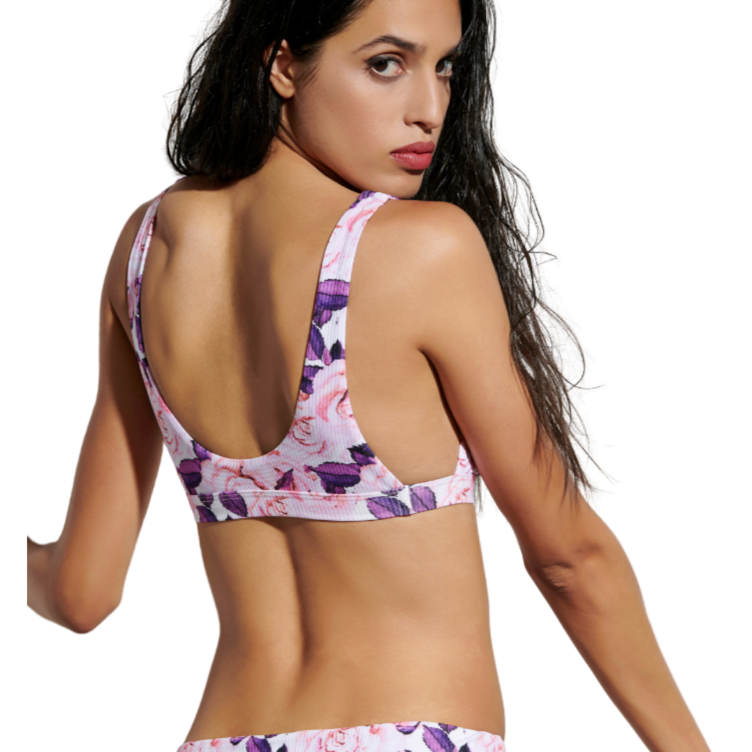 ΜΠΟΥΣΤΑΚΙ ΜΑΓΙΟ ΜΩΒ FLORAL / 2136656