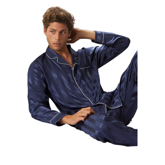Satin ανδρική πιτζάμα / AD55312