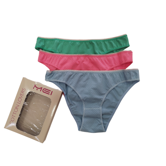 ΒΑΜΒΑΚΕΡO BIKINI-SLIP ΣΕ ΣΥΣΚΕΥΑΣΙΑ 3 ΤΕΜΑΧΙΩΝ / 2633