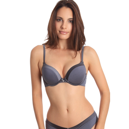 Βαμβακερό σουτιέν με επένδυση push up / SA28293