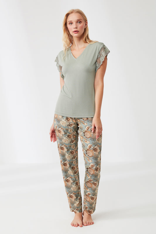 VISCOSE ΠΙΤΖΑΜΑ PLUS SIZE / 9224