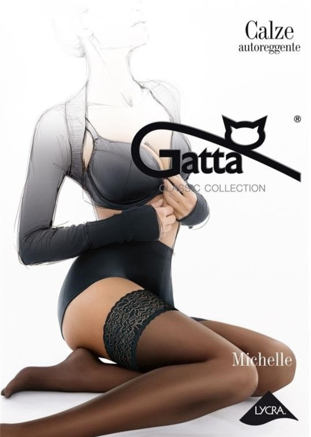 Κάλτσα με σιλικόνη 20DEN / MICHELLE 01